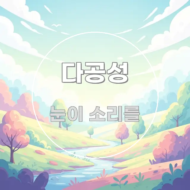 다공성 핵심 요약 다공성 쉽게 읽히는 타이포그래피 블로그 표지 - 가독성을 높이는 이미지