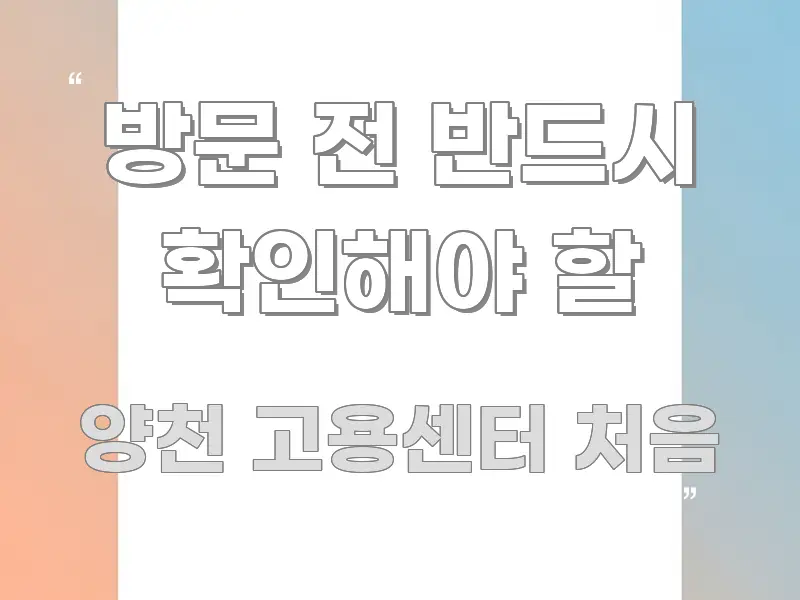 방문 전 반드시 확인해야 할 핵심 정보를 압축한 핵심 정보 비주얼 - 설명을 돕는 이미지