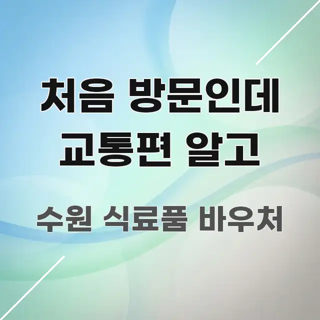 처음 방문인데 교통편 알고 핵심 요약 처음 방문인데 교통편 알고 효율적으로 구성된 정보 정리 카드 이미지 - 본문 내용과 연관된 이미지
